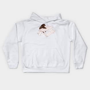 Picnic bear Kids Hoodie